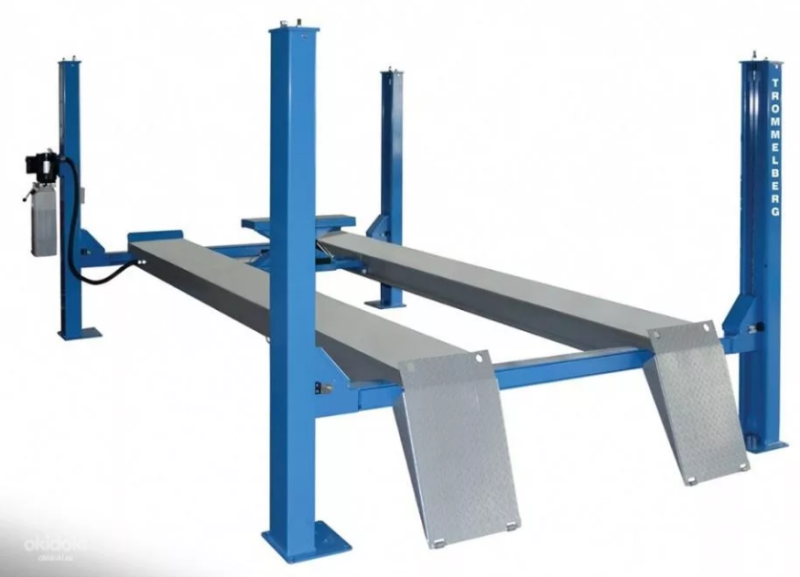 Подъемник четырёхстоечный с комплектом для "развал-схождения" (5.5 т) TROMMELBERG TST455CWAL