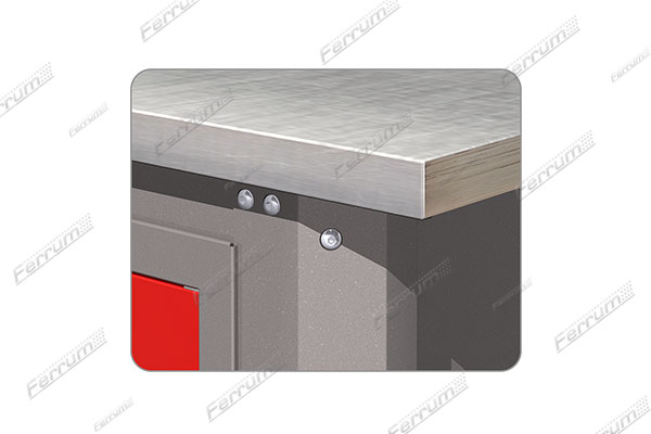 Столешница, оцинкованная фанера 1,5 мм: 1900x700x30h - 24.310G(30)