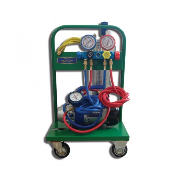 Заправочная станция с комплектом переходников и шлангов и мерной колбой SMC 401-2 C