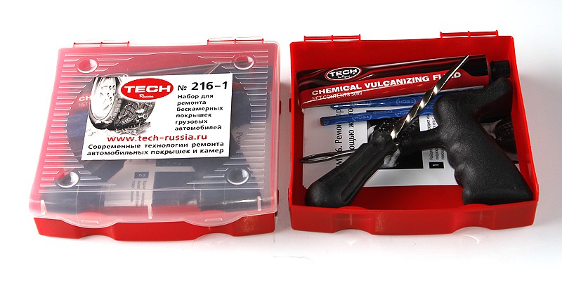 Набор для ремонта бескамерных покрышек г/а 216-1
