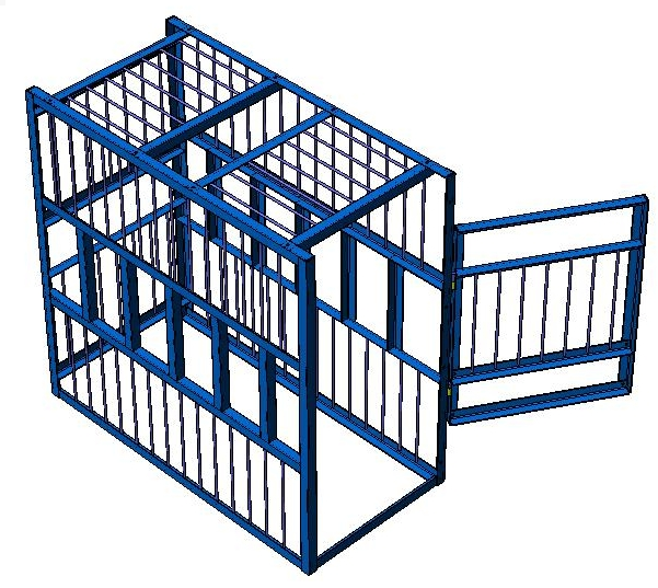 Клеть для накачки колес 506а