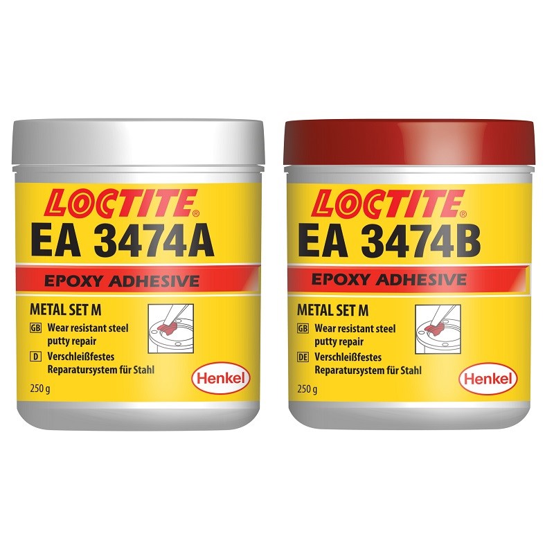 Состав повышенной износостойкости,шпатлевка LOCTITE EA 3474  500G 2x250  195891