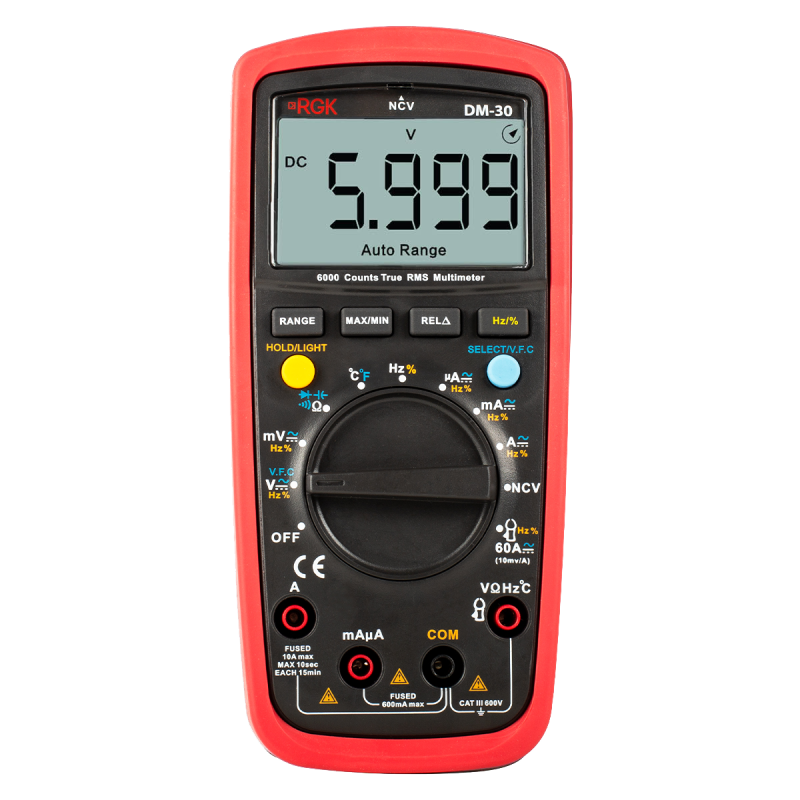Цифровой мультиметр RGK DM-30 776448