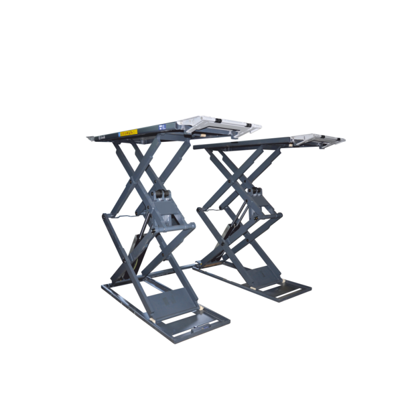 Ножничный электрогидравлический напольный подъемник (серый) ПГН-4000/Н-01