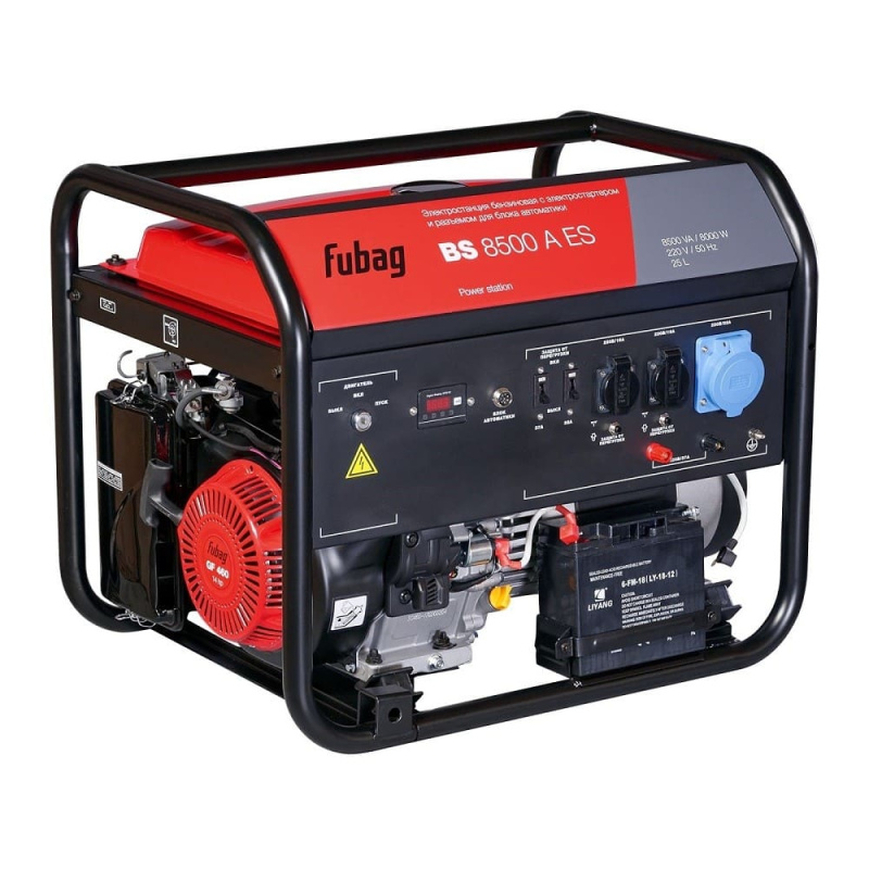 Электростанция бензиновая с электростартером и коннектором автоматики FUBAG BS 8500 A ES 838253