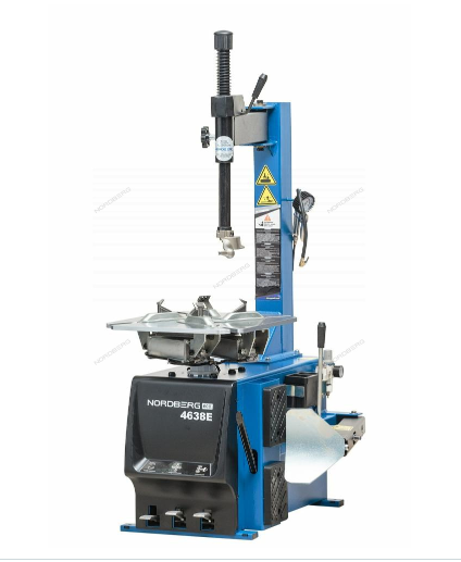 Станок шиномонтажный полуавтомат, односкоростной, зажимы 12-24", синий, 220 В 4638E_220 NORDBERG