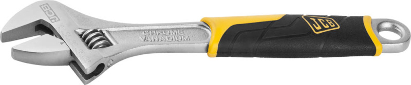 Ключ JCB разводной, хромированное покрытие, двухкомпонентная рукоятка, CrV cталь, 300мм JPL023