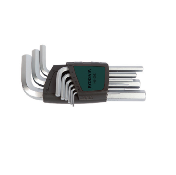 Набор ключей шестигранных ROSSVIK, 9пр ROSSVIK H0109S