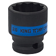 KING TONY Головка торцевая ударная двенадцатигранная 1/2", 26 мм  453026M