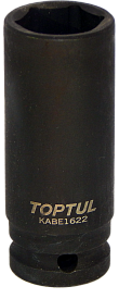 Головка ударная глубокая 22 мм 1/2"  TOPTUL KABC1622